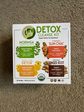 Lifestyle Awareness Detox Tea Cleanse Kit Organic Herbal Tea 40 Bags